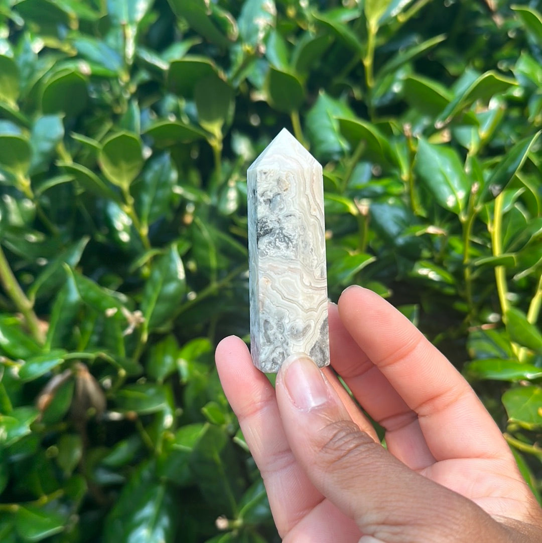 Crazy Lace Agate Tower