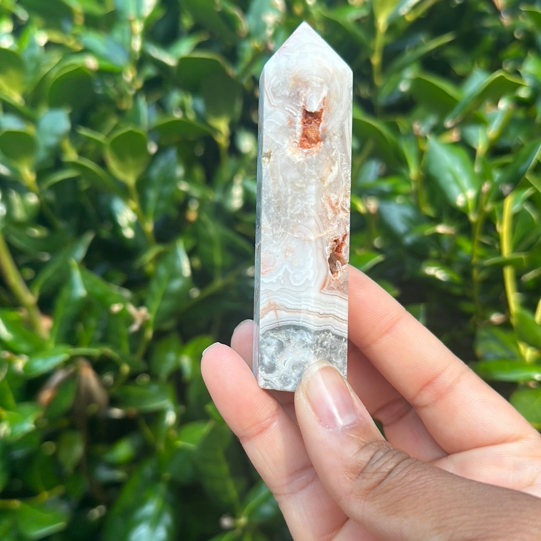 Crazy Lace Agate Tower