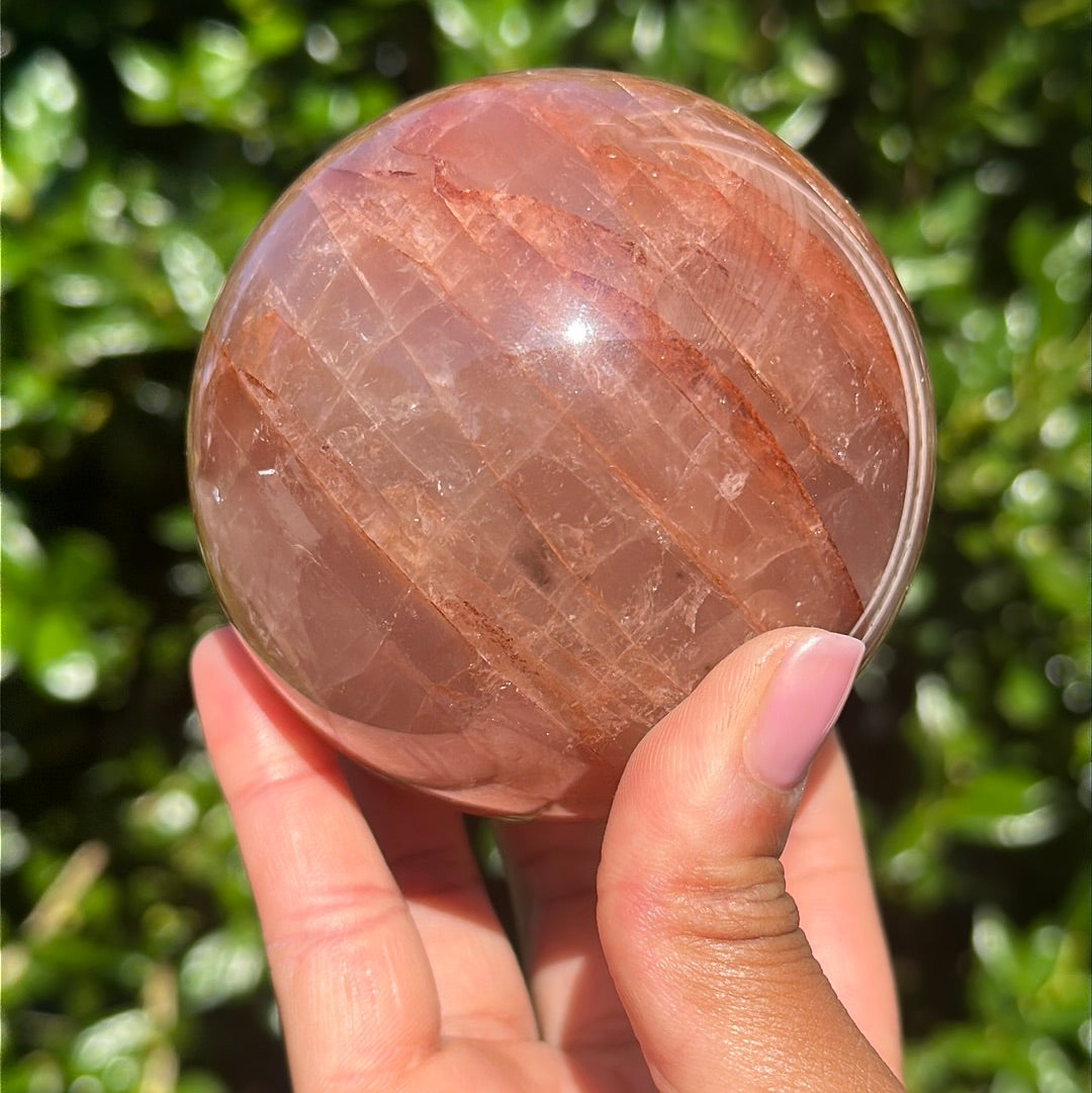 Fire Quartz Sphere