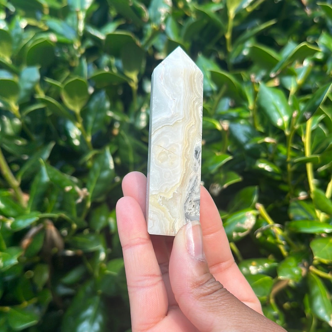 Crazy Lace Agate Tower