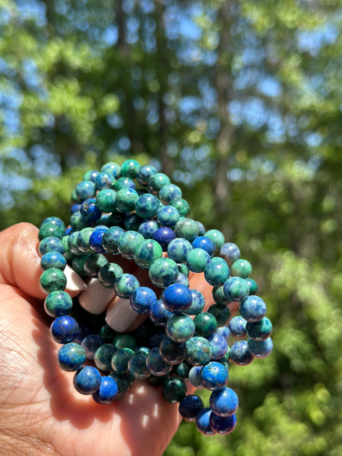 Phoenix Stone with Lapis Bracelet