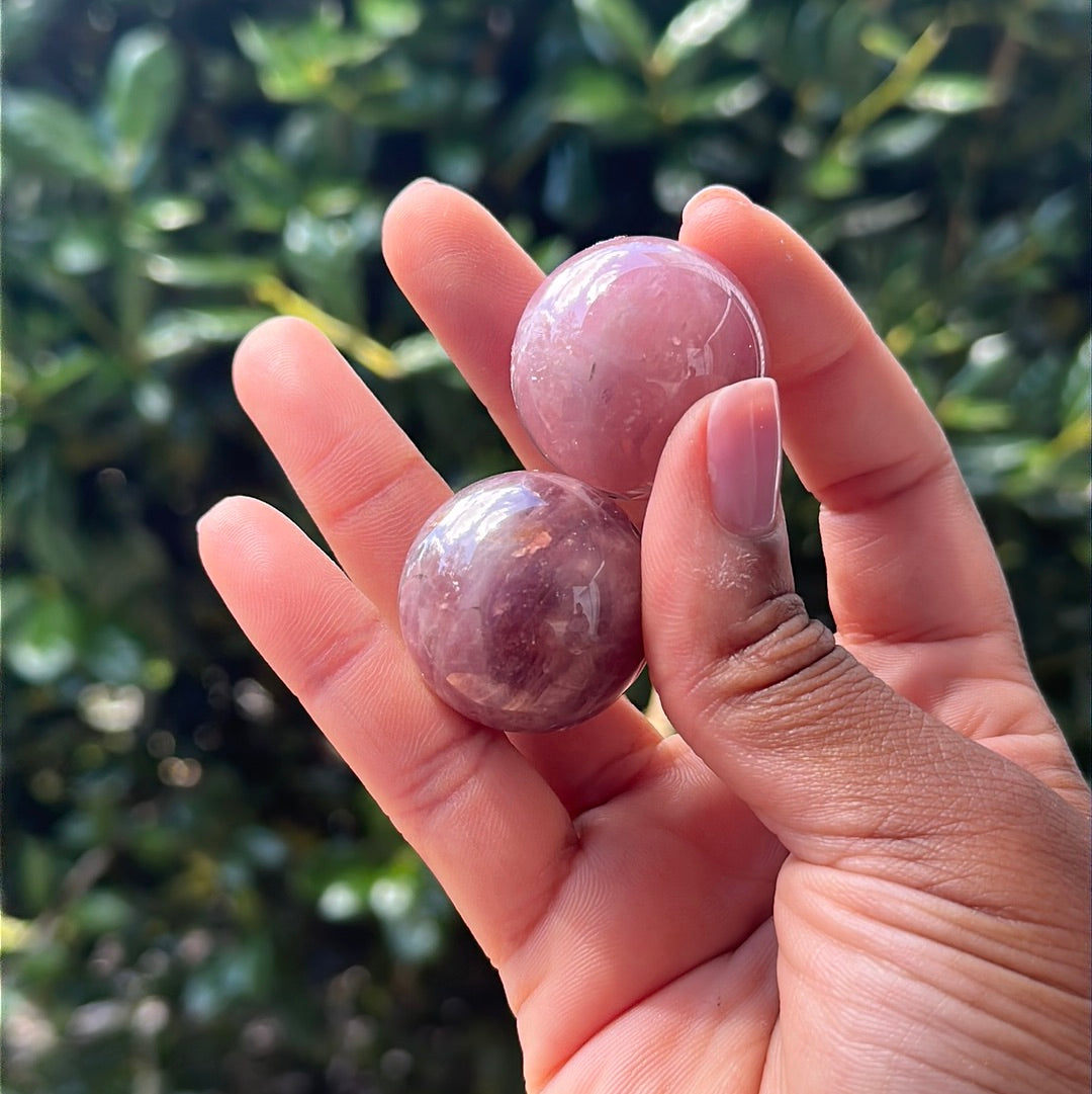 Lavender Rose Quartz Sphere