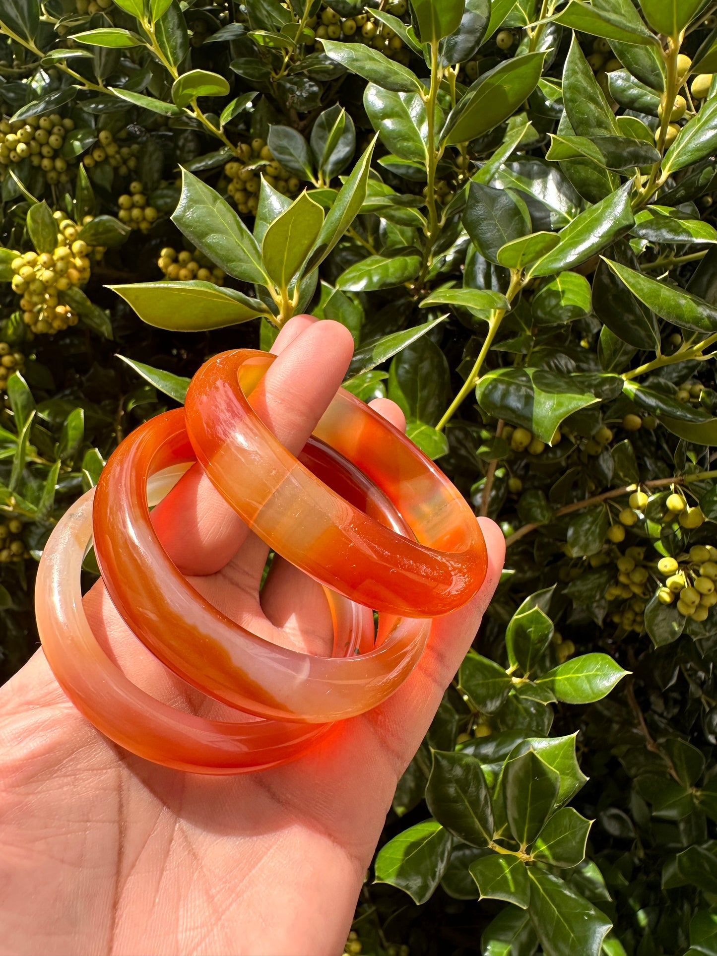 Carnelian Bangles