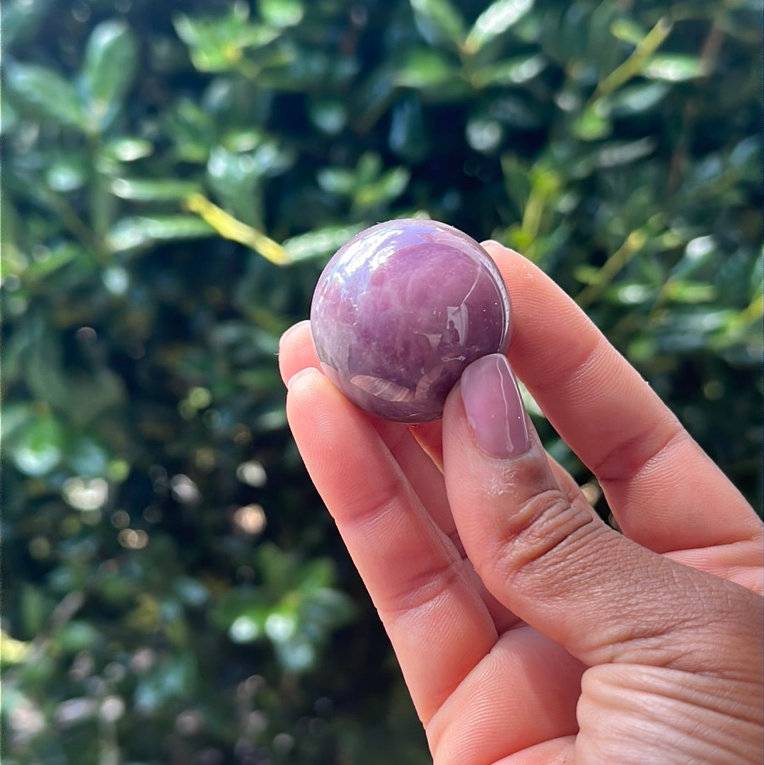 Lavender Rose Quartz Sphere