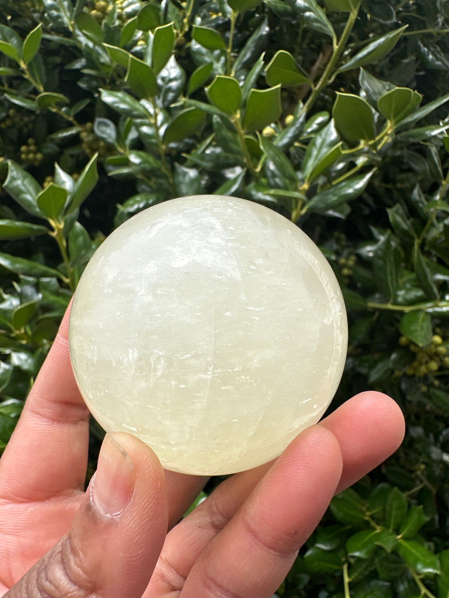 Honey Calcite Sphere