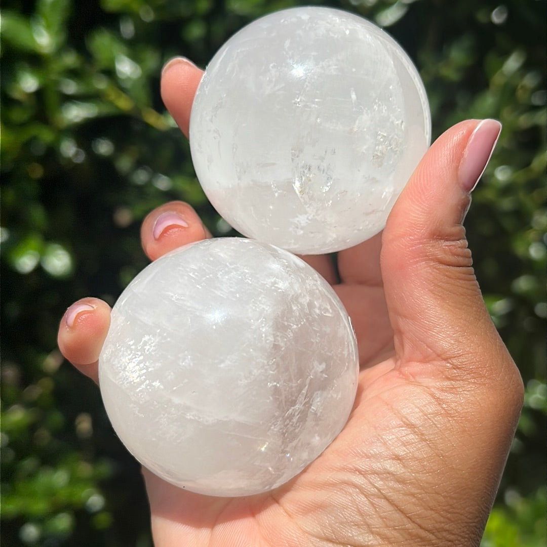 Clear Calcite Sphere