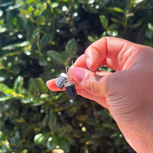 Black Tourmaline Earrings