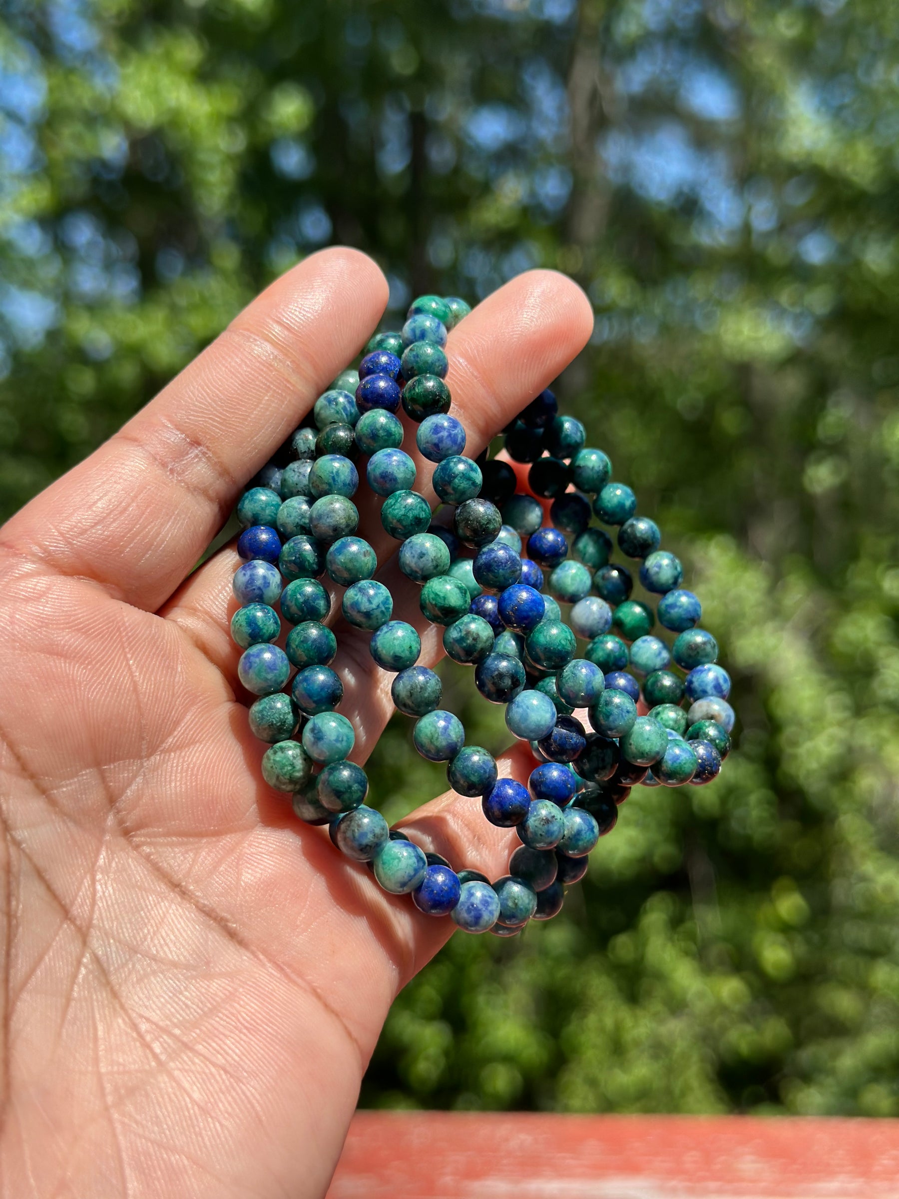 Phoenix Stone with Lapis Bracelet